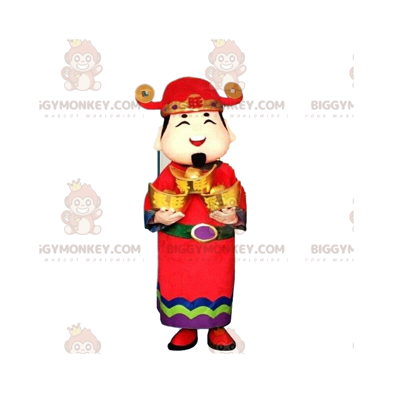 Asiatisk mansdräkt, rikedomens gud - BiggyMonkey maskot