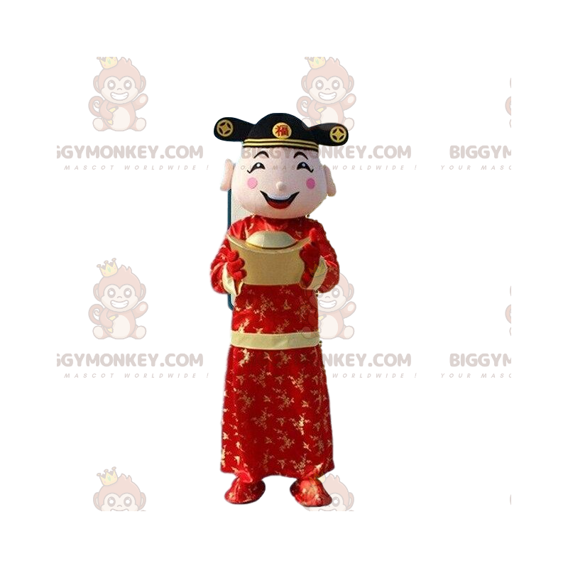 Asiatisk mand kostume, gud for rigdom kostume - Biggymonkey.com