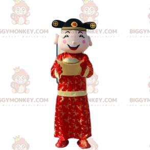 Asiatisk mand kostume, gud for rigdom kostume - Biggymonkey.com