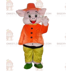 Costume mascotte maialino rosa BIGGYMONKEY™, costume 3