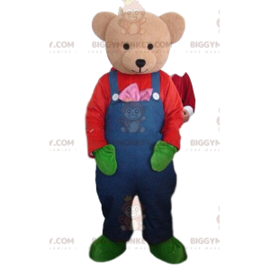 BIGGYMONKEY™ costume da mascotte orsacchiotto, costume da orso