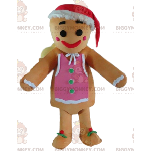 Gingerbread BIGGYMONKEY™ maskottiasu, karkkiasu, karkkia -