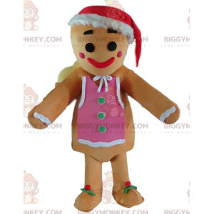 Lebkuchen BIGGYMONKEY™ Maskottchenkostüm, Süßigkeitenkostüm