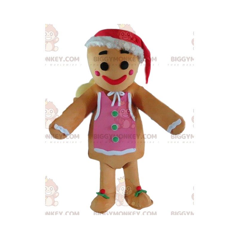 Kostým maskota Gingerbread BIGGYMONKEY™, kostým cukroví