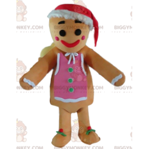 Costume da mascotte BIGGYMONKEY™ Gingerbread, costume da