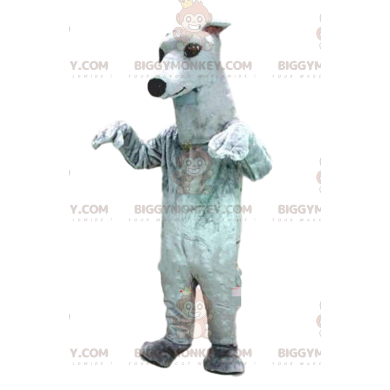 Costume de mascotte BIGGYMONKEY™ de lévrier, costume de chien