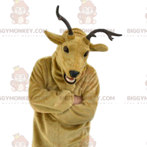 Reindeer BIGGYMONKEY™ maskotdräkt, cariboudräkt, rendräkt -