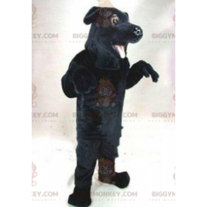 Black dog BIGGYMONKEY™ mascot costume, labrador costume, canine