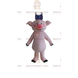 Στολή μασκότ Pig BIGGYMONKEY™, Στολή Sow, Giant Pink Pig -