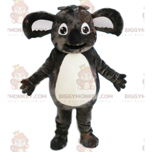 BIGGYMONKEY™ costume mascotte di koala grigio, animale