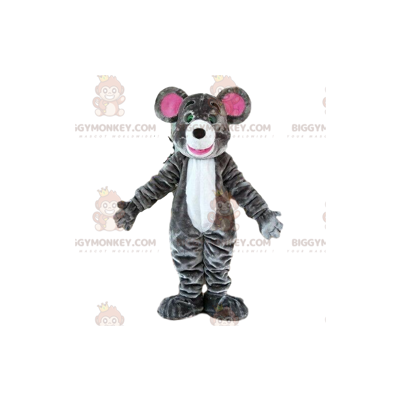 Disfraz de mascota de ratón gris BIGGYMONKEY™, disfraz de