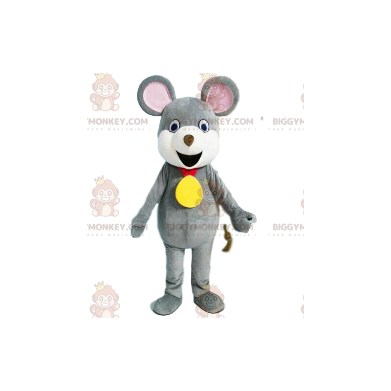 Disfraz de mascota de ratón gris BIGGYMONKEY™, disfraz de