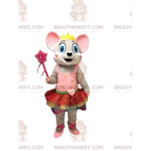 Mouse BIGGYMONKEY™ mascot costume, dancer costume, female fancy