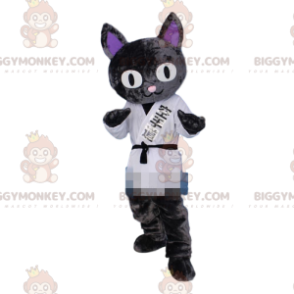 Cat BIGGYMONKEY™ maskot kostume, judoka kostume, karateka fancy
