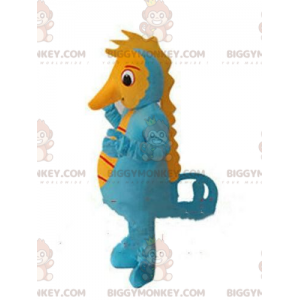 Costume de mascotte BIGGYMONKEY™ d'hippocampe, costume de