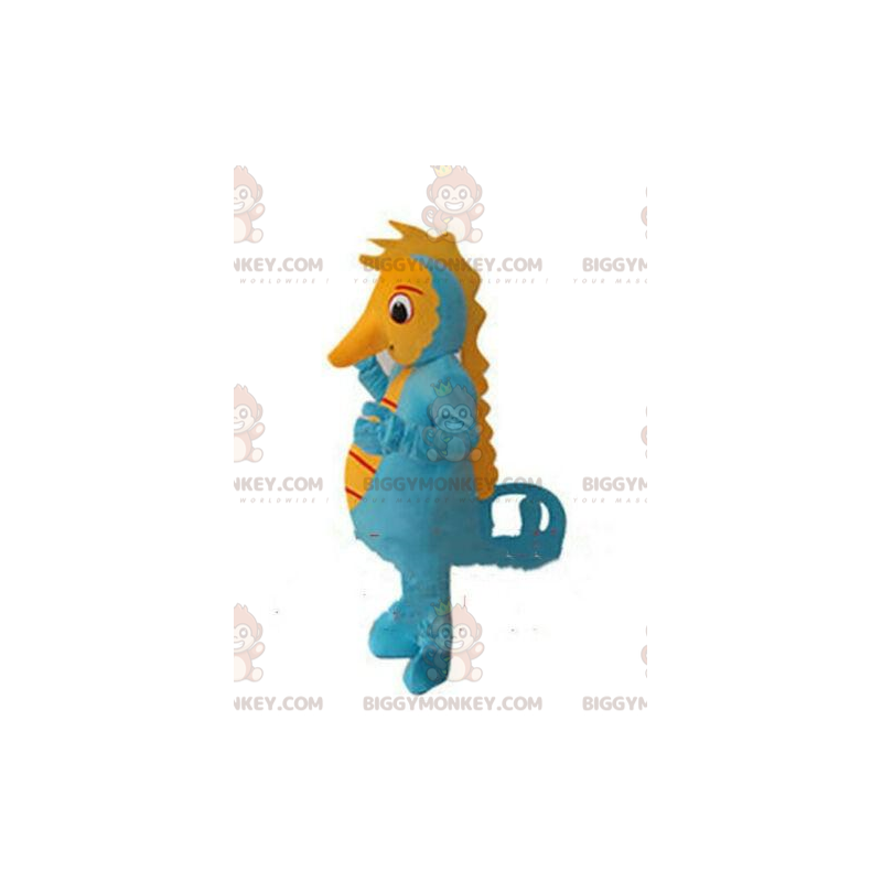 Costume de mascotte BIGGYMONKEY™ d'hippocampe, costume de