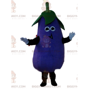 Aubergine BIGGYMONKEY™ Maskottchenkostüm, Gemüsekostüm, riesige