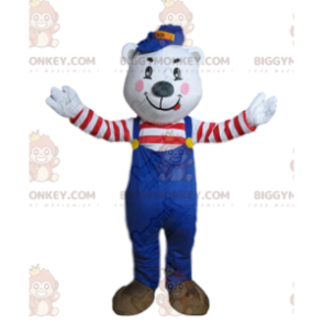 Costume de mascotte BIGGYMONKEY™ d'ours blanc, costume ours