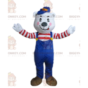 Polar bear BIGGYMONKEY™ mascot costume, polar bear costume