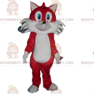 Fox BIGGYMONKEY™ maskotdräkt, skogsdräkt, orange djur -
