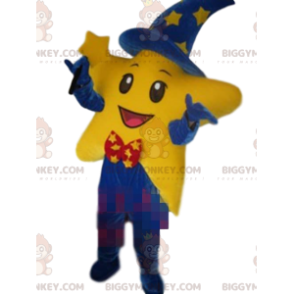 BIGGYMONKEY™ mascot costume of giant star dressed as a