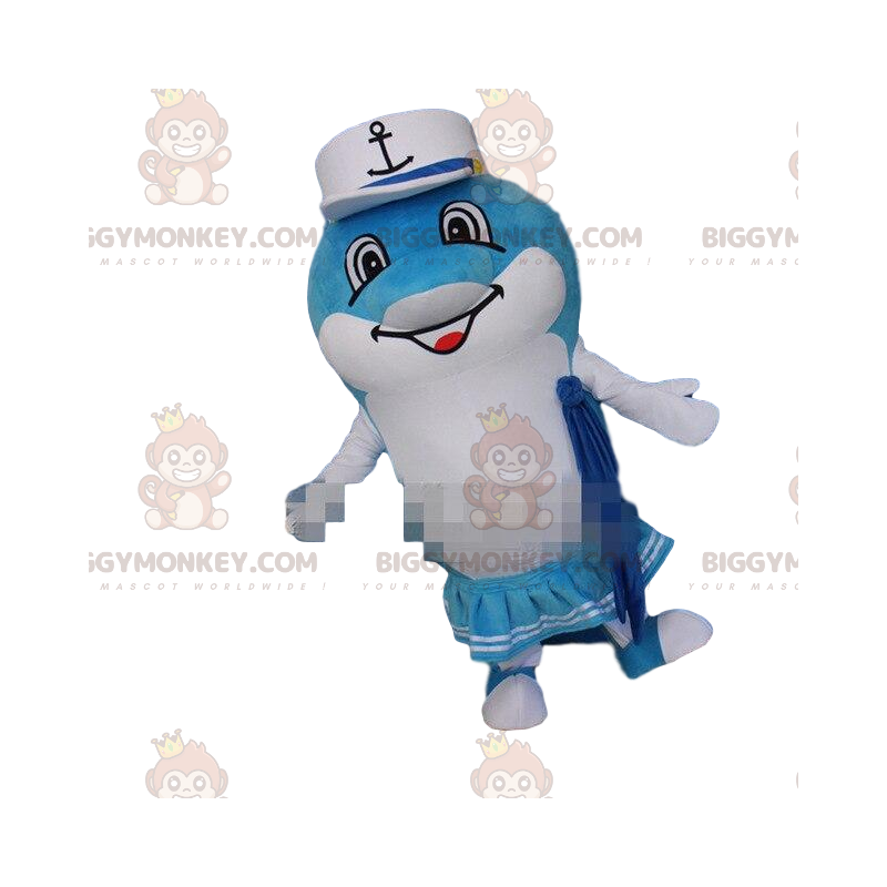 Dolphin BIGGYMONKEY™ maskotkostume, delfinkostume, BIGGYMONKEY™