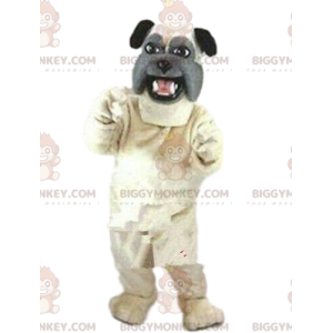 Kostým maskota buldoka BIGGYMONKEY™, kostým psa, kostým pejska