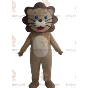 Lion BIGGYMONKEY™ maskottiasu, leijonanpentuasu, tiikeripuku -