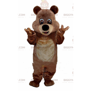 Costume da mascotte da orso bruno BIGGYMONKEY™, costume da