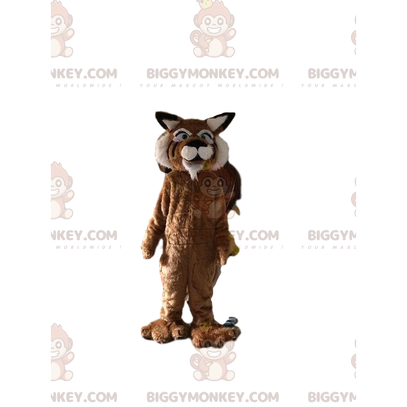 Traje de mascote Tiger BIGGYMONKEY™, traje felino, fantasia de
