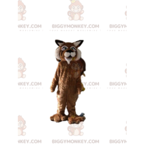 Tiger BIGGYMONKEY™ mascot costume, feline costume, giant cougar