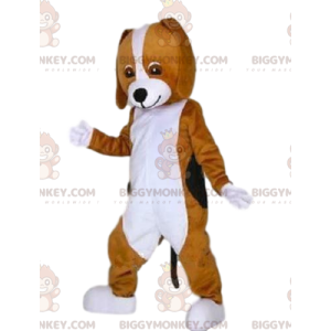 Brun hund BIGGYMONKEY™ maskotdräkt, hunddräkt, hunddräkt -