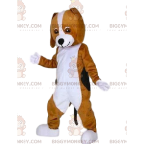 Brown dog BIGGYMONKEY™ mascot costume, dog costume, canine