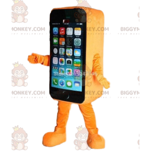 Smartphone BIGGYMONKEY™ mascot costume, cell phone costume –