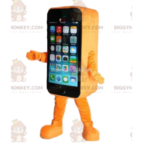 Smartphone BIGGYMONKEY™ mascot costume, cell phone costume –