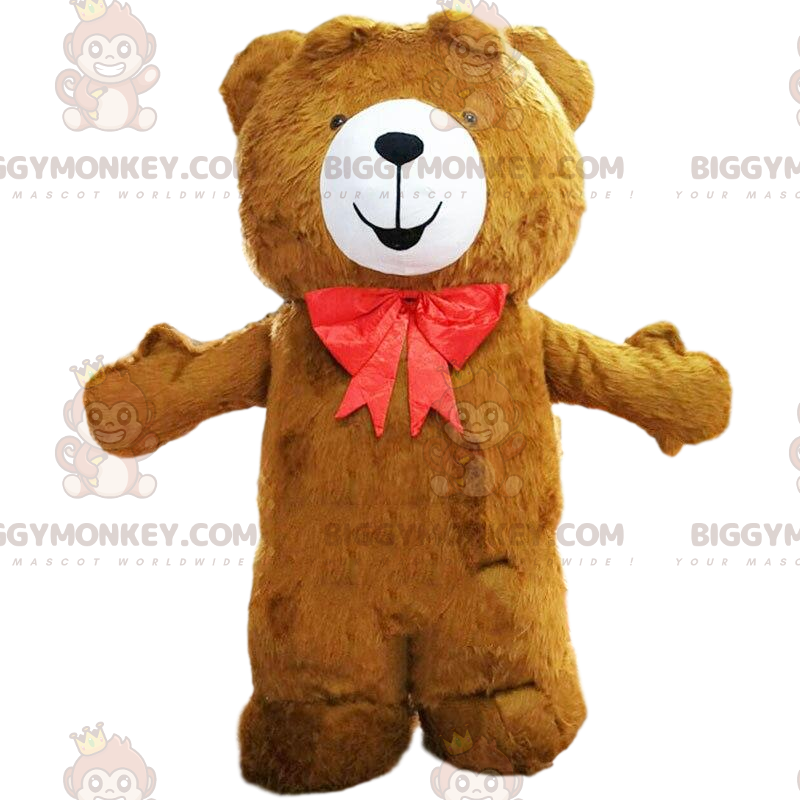 Kostým maskota Big Brown Teddy BIGGYMONKEY™, Kostým medvěda