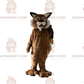 Tiger BIGGYMONKEY™ mascot costume, feline costume, giant cougar