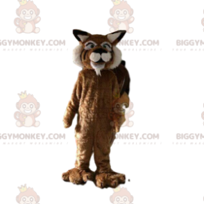 Tiger BIGGYMONKEY™ maskotkostume, kattekostume, kæmpe cougar