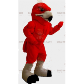 BIGGYMONKEY™ Maskottchenkostüm Roter Adler, Vogelkostüm