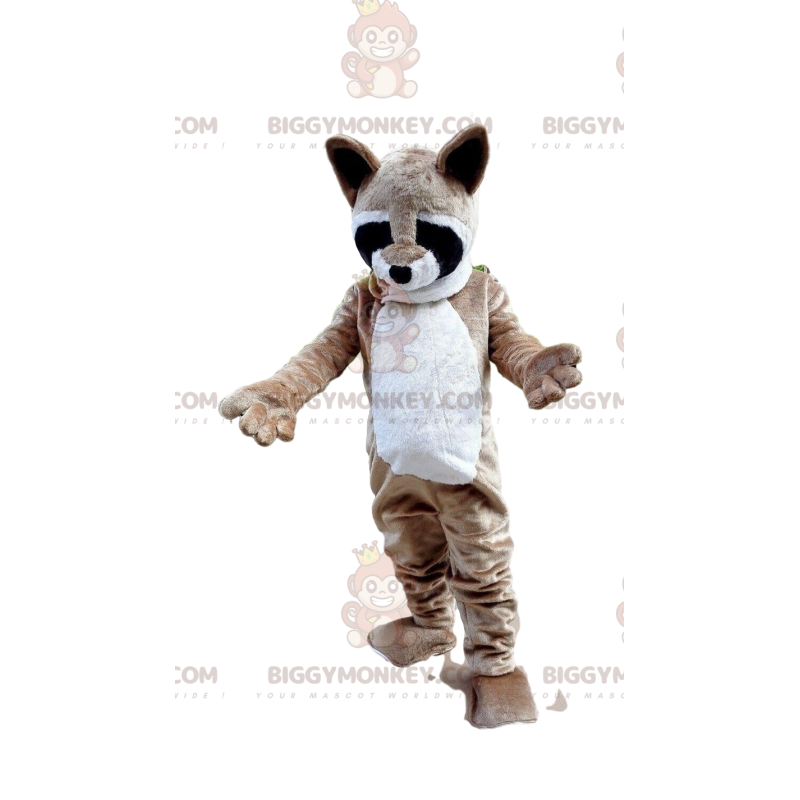 Traje de mascote de guaxinim BIGGYMONKEY™, fantasia de gambá