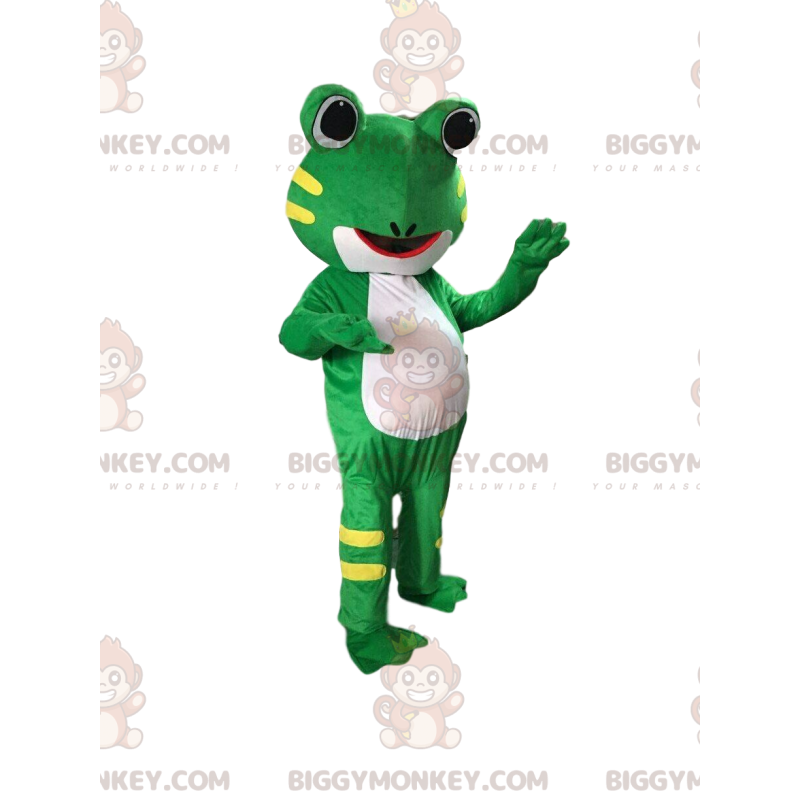 Frog BIGGYMONKEY™ mascot costume, toad costume, giant frog -