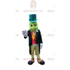 Costume de mascotte BIGGYMONKEY™ de cricket, costume de Jiminy