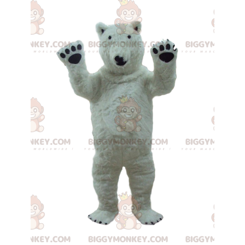 BIGGYMONKEY™ disfraz de mascota de oso polar, disfraz de oso