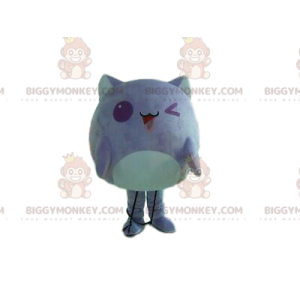 Disfraz de mascota BIGGYMONKEY™ pequeño monstruo morado