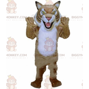 Costume da mascotte BIGGYMONKEY™ da tigre feroce, costume da