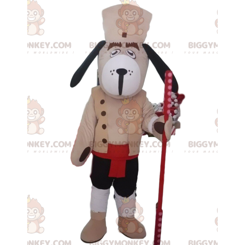 Costume da mascotte cane guida BIGGYMONKEY™, costume da