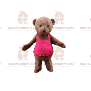 BIGGYMONKEY™ mascot costume teddy bear, brown bear costume -