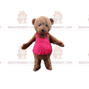 BIGGYMONKEY™ mascot costume teddy bear, brown bear costume -