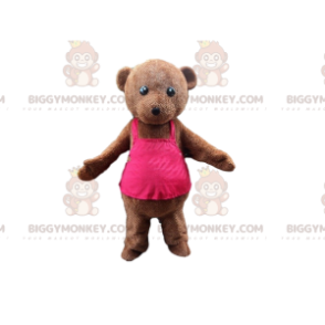 BIGGYMONKEY™ Maskottchenkostüm Teddybär, Braunbärkostüm -