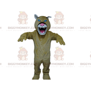 BIGGYMONKEY™ Brüllendes Tiger-Maskottchen-Kostüm, Tiger-Kostüm